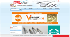 Desktop Screenshot of nevadent.pl